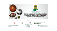 Desktop Screenshot of idey.gob.mx